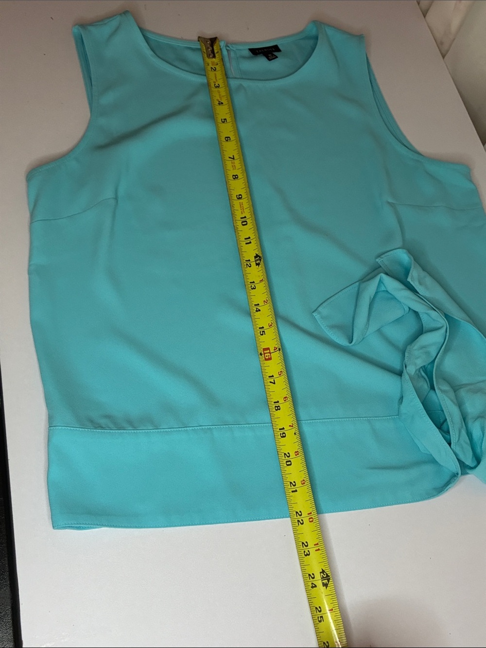 Talbots Bright Turquoise Top - Picture 8 of 10